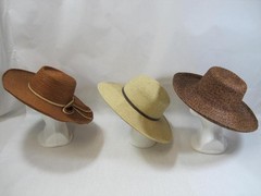 Mixed lot of straw hats Beach sun Bonnie Brown Nine West 1 size fits all
