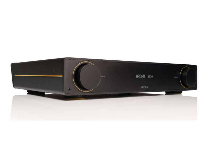 Arcam amplifier in black
