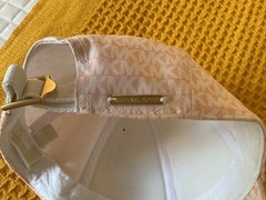 Michael Kors MK Signature Logo Baseball Cap, Hat – Light Pink, Adj, New w/o Tags