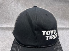 Toyo Tires Hat Cap Snap Back Adult One Size Black Gray Cotton Polyester Trucker