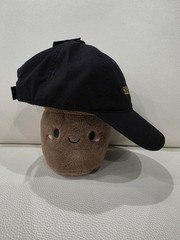U.S. Polo Assn. Black Adjustable Baseball Cap Gold Logo Embroidery Men One Size