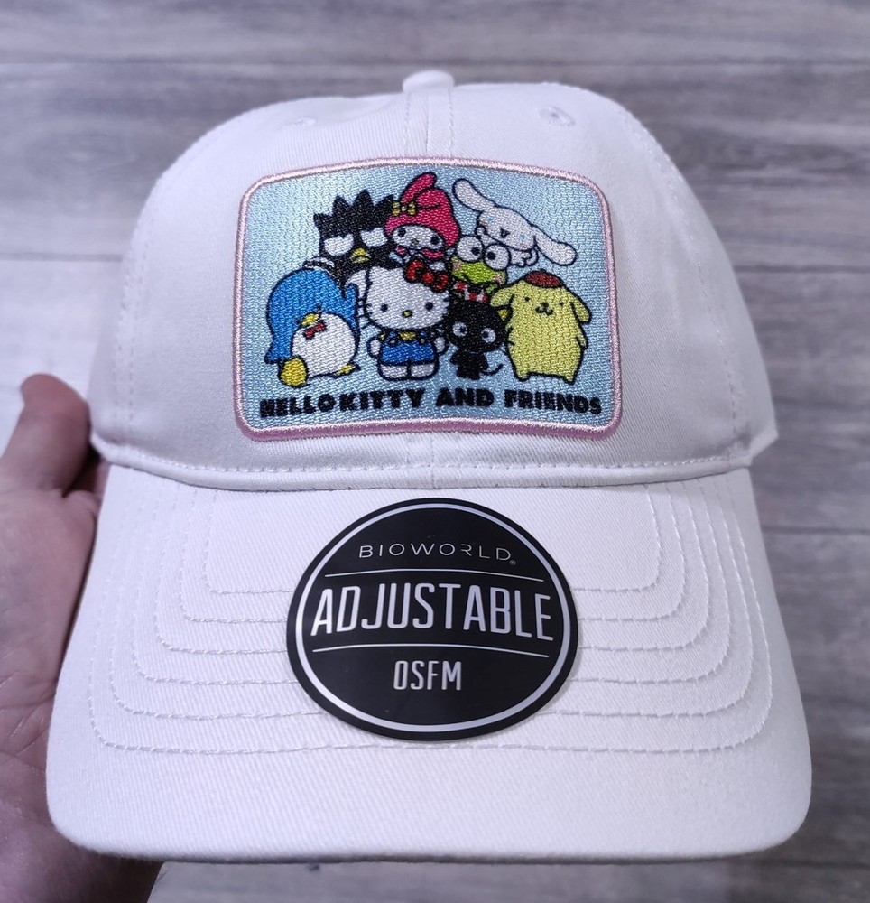 Hello Kitty And Friends Hat Adult One Size Fits Most White Kitty Cat Womens