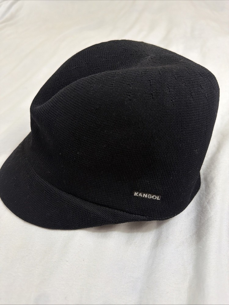 Kangol Womens Tropic Colette Summer Style Black Sz XL Military Cap