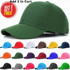 Plain Baseball Caps Adjustable Solid Blank Hat Polo Style Curved Visor Army Cap