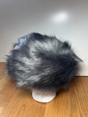 FutrZane Hat Beret Womens Medium Faux Fur Handmade Europe Polyester