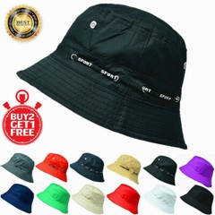 Bucket Hat Boonie Cap Fishing Brim Outdoor Sports Solid Visor Sun Safari Camping