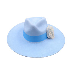 YANI Velour Fedora Hat