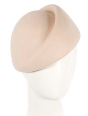 Unique nude felt hat by Max Alexander 100% Australian Owned Seller