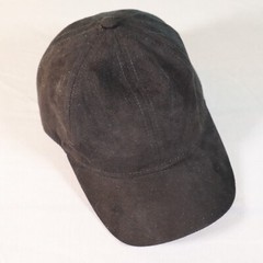 H&M Black Hat Velour One Size Polyester Shell Cotton Lining
