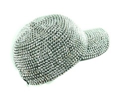 Baseball Cap Bling Full Rhinestone Studded Cotton Caps Fashion Hat Adjustable