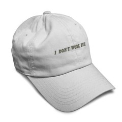 Soft Women Baseball Cap I Don’T Work Here Embroidery Dad Hats for Men