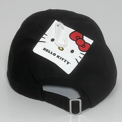 Hello Kitty Women Adjustable Baseball Cap Black Embroidered Logo Hat