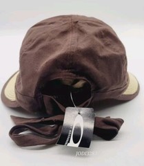 August Accessories Double Up Framer Hat Natural/Brown NWT Cotton Paper