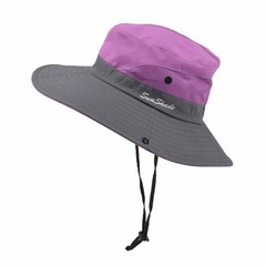 Unisex Sun Protection Bucket Hat Outdoor Quick Dry Summer Beach Anti-UV Cap