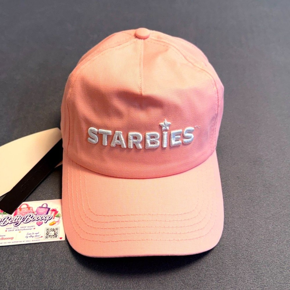 Starbucks Starbies Pink Cap Hat Snapback Adjustable Limited Edition NEW