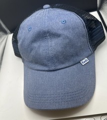 Baseball Hat Keds Blue 6 Panel Core Classic Twill Adjustable Back Mesh Cap