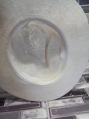 Anthropologie Summer Hat Paper Polyester Wide Brim Hat