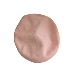 Women Summer Lightweight French Beret Breathable Thin Solid Color Beanie Hat