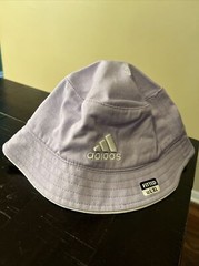Adidas Women’s Fit Essentials Plus Bucket Hat Purple Cotton NWT 101598B
