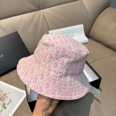 Prada Women’s Pink Spring/Summer Jacquard Bucket Hat