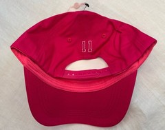 Paris Hilton “Boss Babe” Sparkle Letter Magenta Pink Varsity Baseball Hat – New