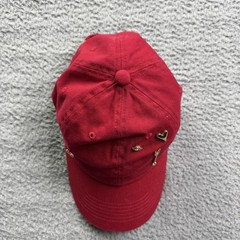 Universal Thread Hat Cap Strap Back One Size Womens Red Heart Arrow Studs Love