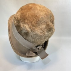 Norman Durand Original Musketeer Fuzzy Bucket Hat Tan Imported Austria Vintage