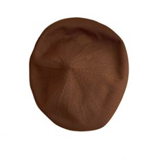 Women Summer Lightweight French Beret Breathable Thin Solid Color Beanie Hat