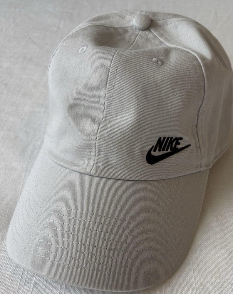 Women’s Grey Gray Nike Hat Adjustable Cap Cotton One Size Swoosh Strapback New