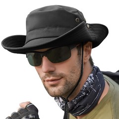 Wide Brim Sun Hat Breathable Bucket Cap Summer Fishing UV Protection Men Women