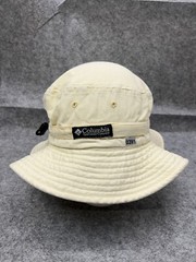 Columbia Sun Bucket Hat Adult One Size Ivory Cotton Polyester Beach Camp Outdoor